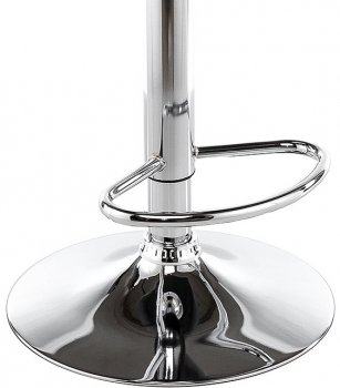 Барный стул Bent черный / белый