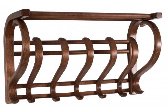 Вешалка настенная В 5Н средне-коричневый